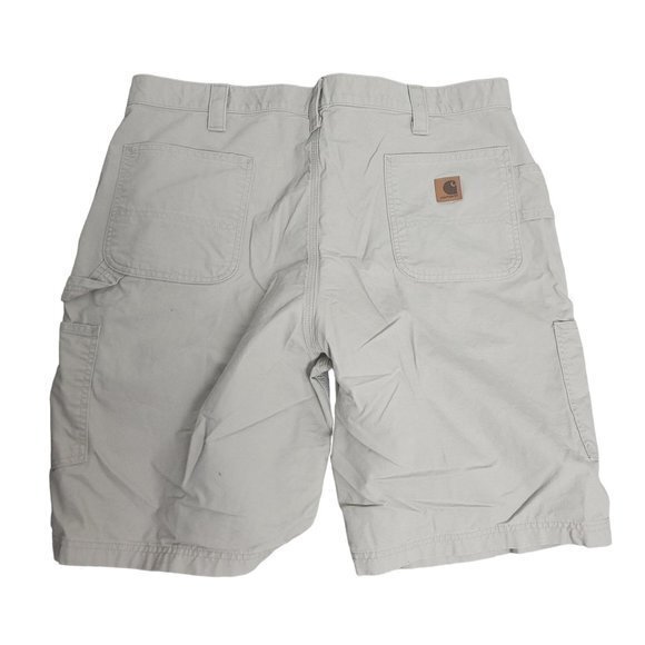Carhartt Mens Size‎ 42 Tan Canvas Utility Work Shorts B147 Original Fit - Picture 6 of 6